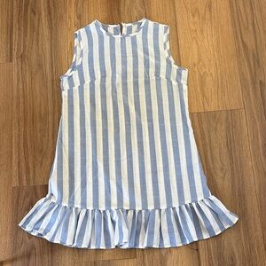 Blue and White Striped Women’s Beach Dress